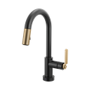 Brizo 64944LF-BLGL Smarttouch Pull-Down Prep Faucet With Ar