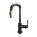 Brizo 64953LF-BLGL Smarttouch Pull-Down Prep Faucet With Sq
