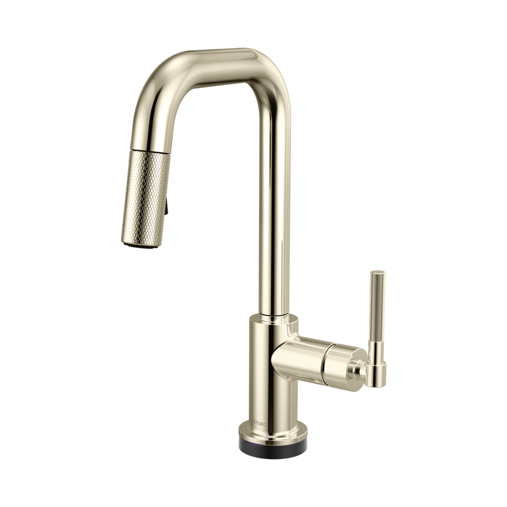 Brizo 64953LF-PN Smarttouch Pull-Down Prep Faucet With Sq
