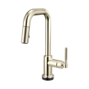 Brizo 64953LF-PN Smarttouch Pull-Down Prep Faucet With Sq