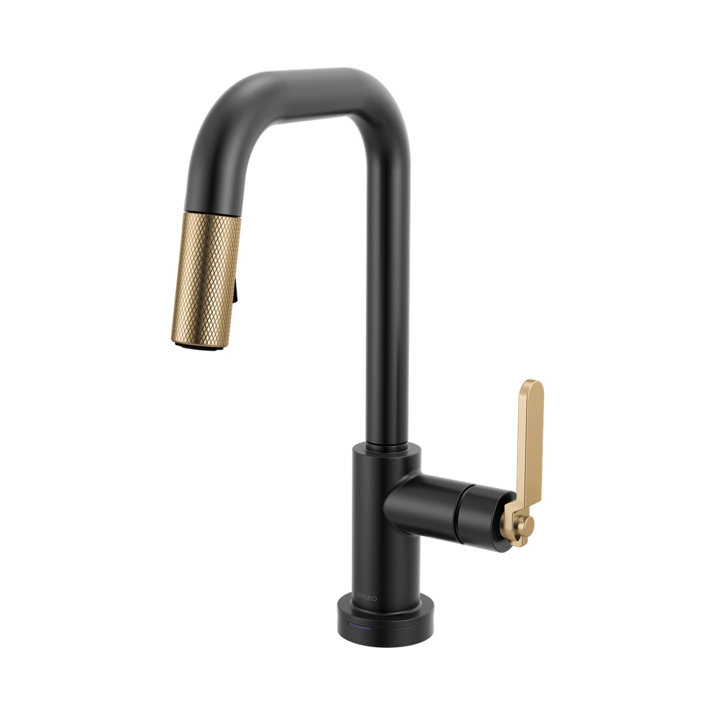 Brizo 64954LF-BLGL Smarttouch Pull-Down Prep Faucet With Sq