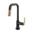 Brizo 64954LF-BLGL Smarttouch Pull-Down Prep Faucet With Sq