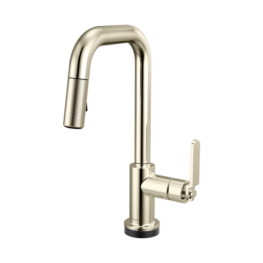 Brizo 64954LF-PN Smarttouch Pull-Down Prep Faucet With Sq