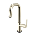 Brizo 64954LF-PN Smarttouch Pull-Down Prep Faucet With Sq