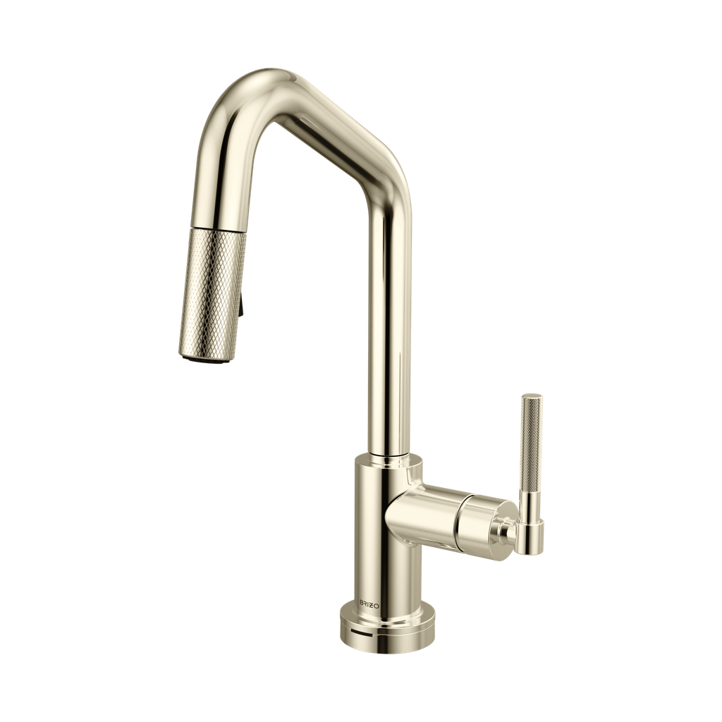 Brizo 64963LF-PN Smarttouch Pull-Down Prep Faucet With An