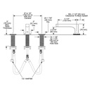 Brizo 65308LF-BLLHP-ECO Widespread Low-Rise Spout 1.2