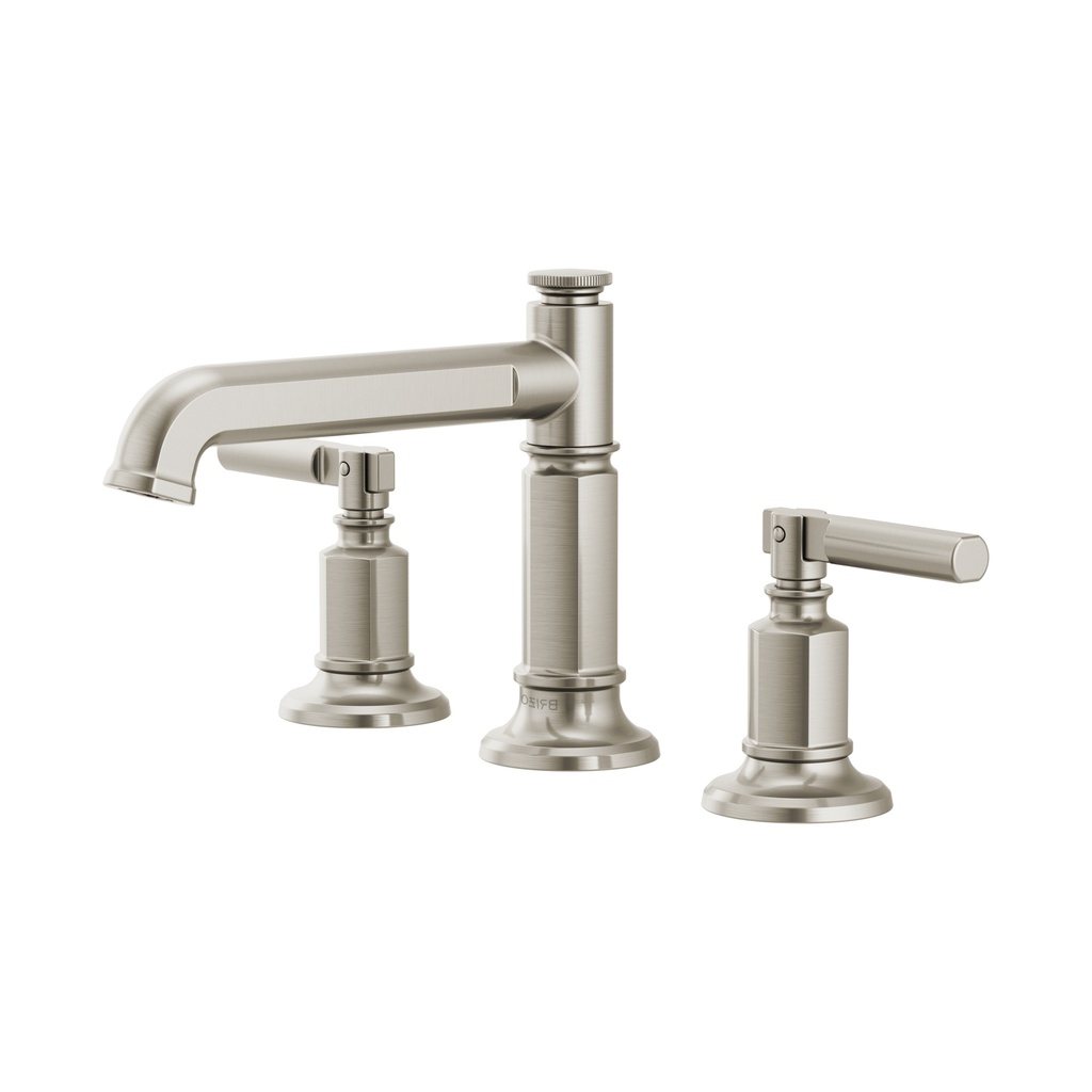 Brizo 65377LF-NKLHP-ECO Invari Widespread Lavatory With Mid-Rise Column Spout 1.2