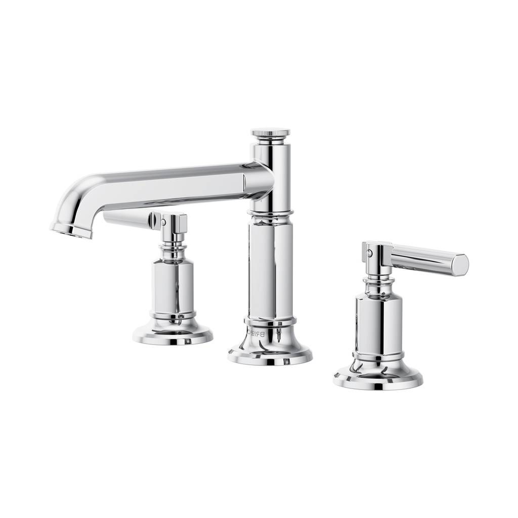Brizo 65377LF-PCLHP-ECO Invari Widespread Lavatory With Mid-Rise Column Spout 1.2