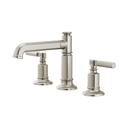 Brizo 65377LF-NKLHP Invari Widespread Mid-Rise Column Spout 1.5; Less handles; metal pop drain included