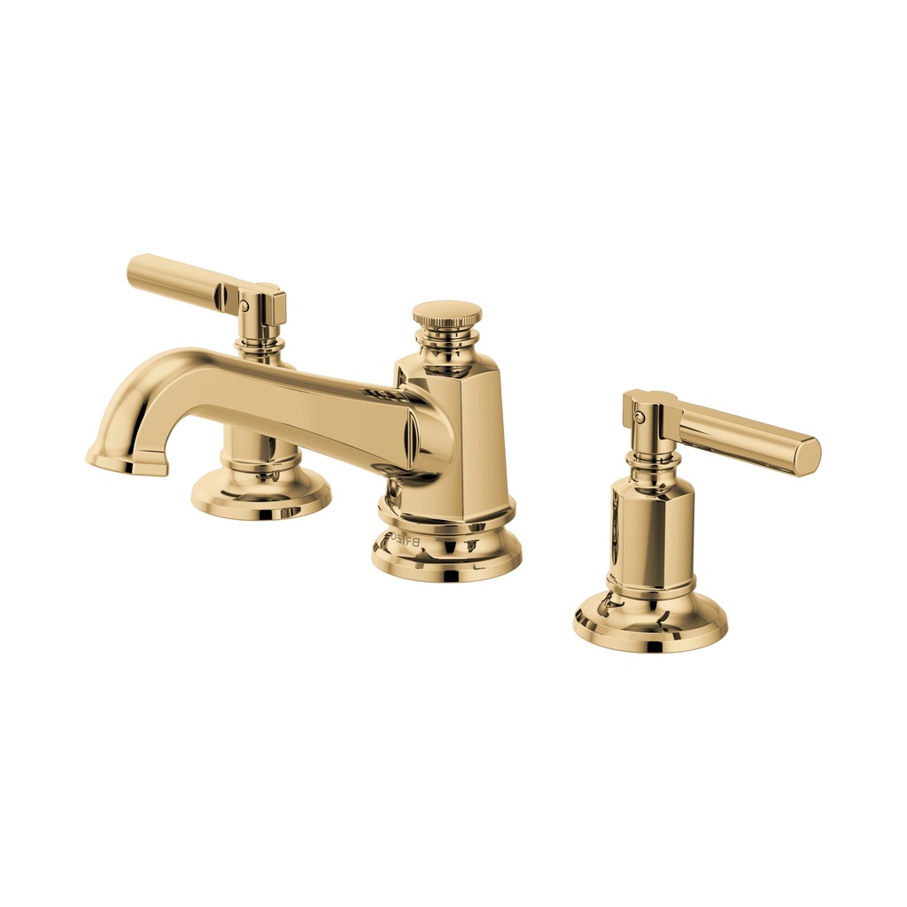 Brizo 65378LF-PGLHP-ECO Invari Widespread Lavatory With Low-Rise Spout 1.2