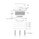 Brizo 69052-PC Flange And Strainer Kitchen Sink
