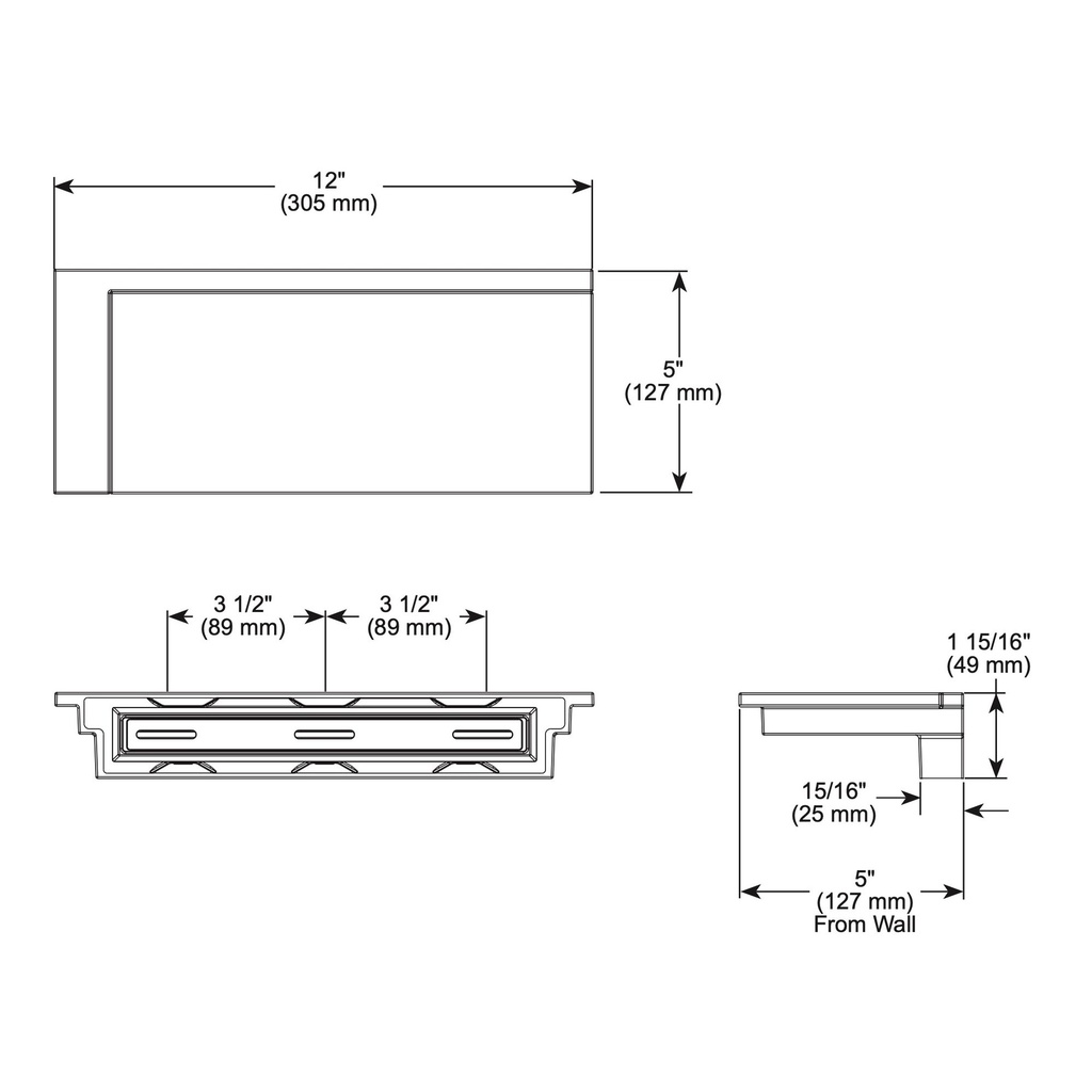 Brizo 691022-NK Shelf