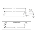 Brizo 693035-BL 30" Towel Bar