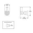 Brizo 693476-PC Invari Robe Hook
