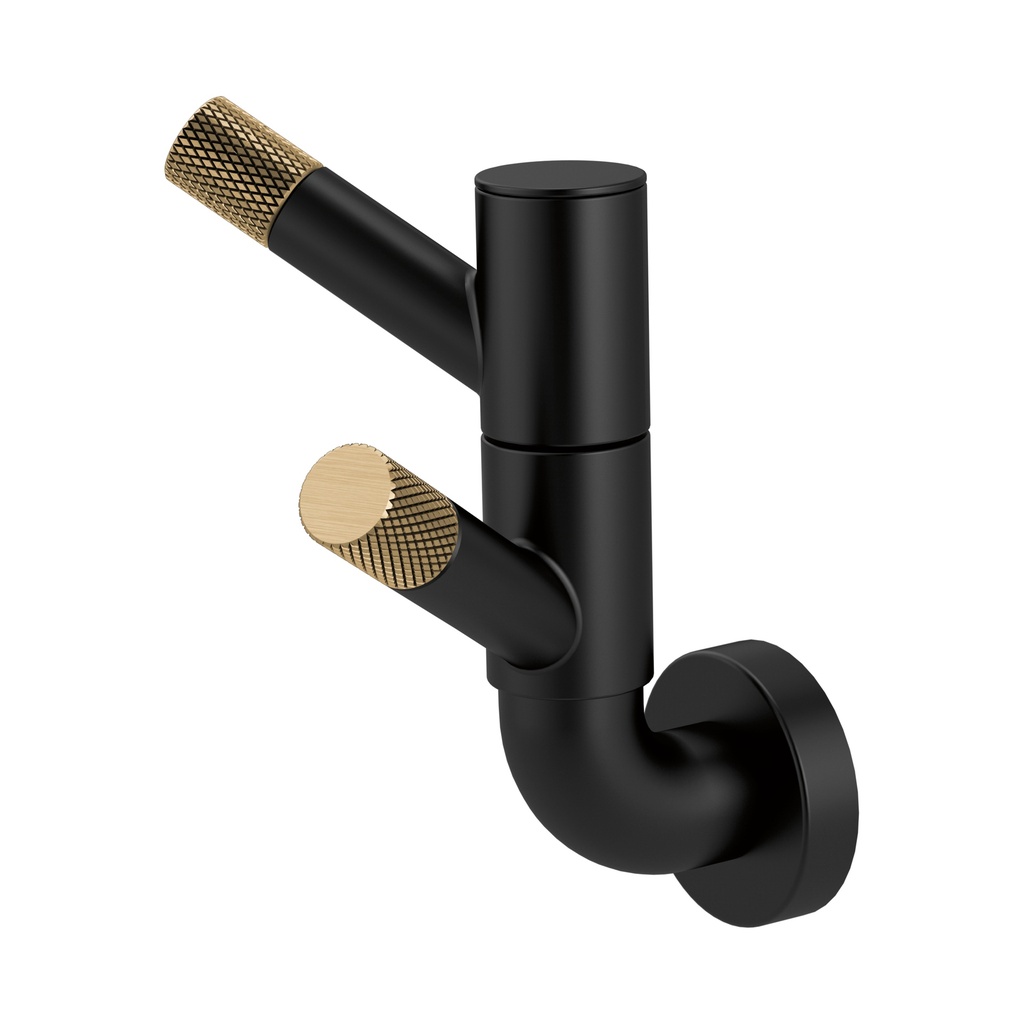 Brizo 693537-BLGL Double Robe Hook