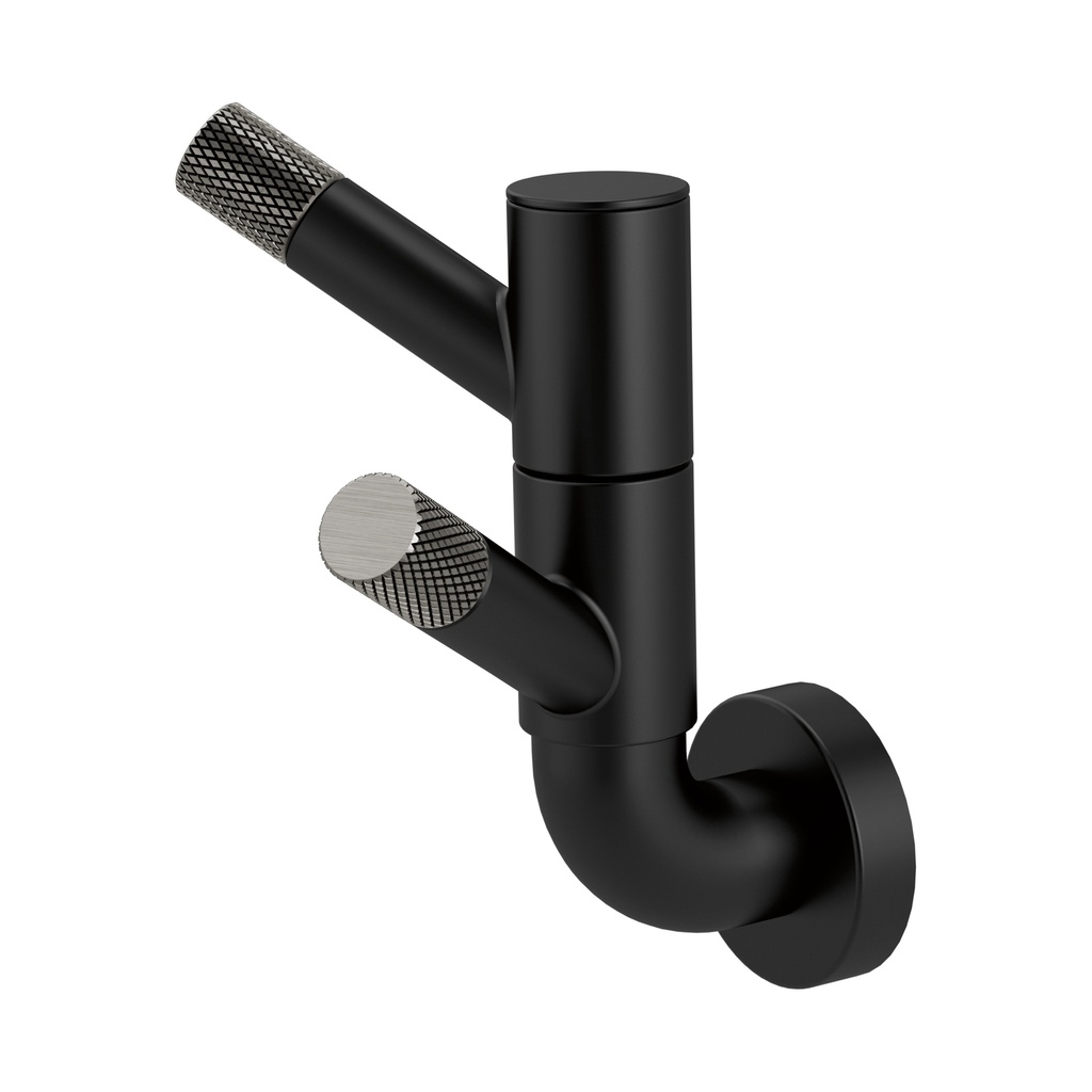 Brizo 693537-BLSL Double Robe Hook