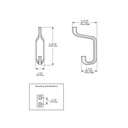 Brizo 693598-PC Levoir Double Robe Hook