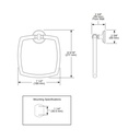 Brizo 694685-PC Charlotte Towel Ring