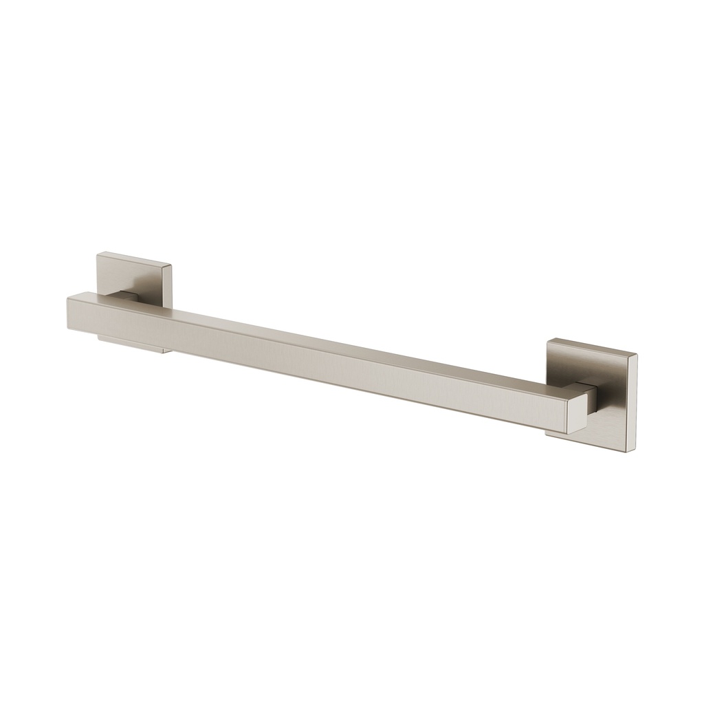 Brizo 69480-NK Contemporary Square Decorative Ada Grab Bar 18"