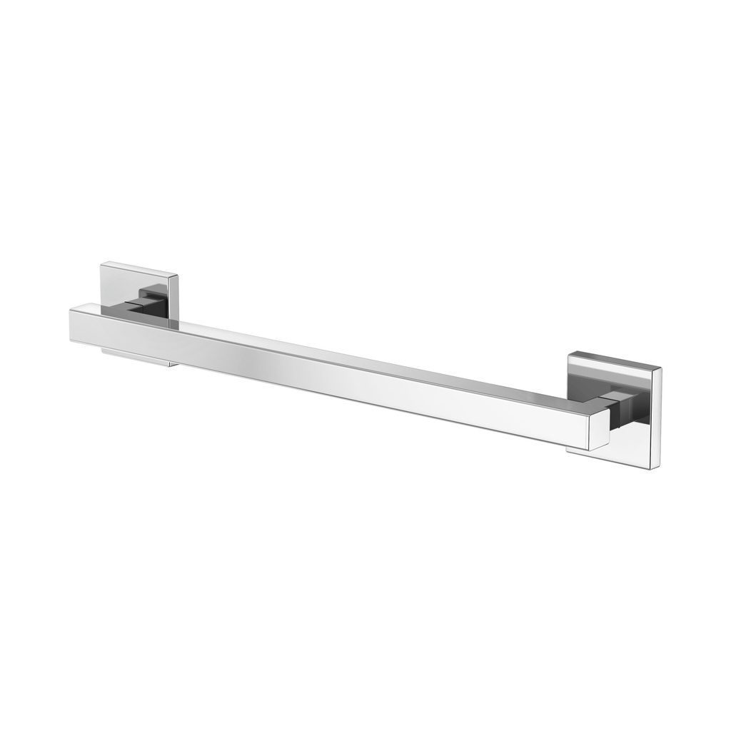Brizo 69480-PC Contemporary Square Decorative Ada Grab Bar 18"