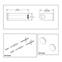 Brizo 695006-PC Kintsu Open Post Tissue Holder