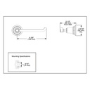 Brizo 695061-PN Rook Tissue Holder
