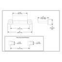 Brizo 695075-BN Contemporary Tissue Holder