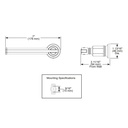 Brizo 695076-GL Invari Open Post Tissue Holder