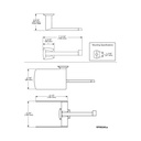 Brizo 695088-NK Vettis Tissue Holder