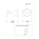 Brizo 69535-PC Traditional Double Robe Hook Pc
