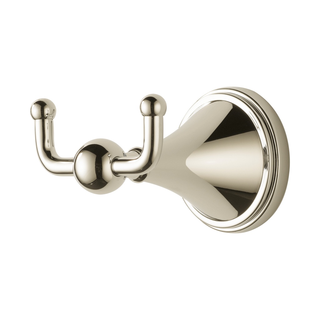 Brizo 69535-PN Traditional Double Robe Hook Pn