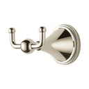 Brizo 69535-PN Traditional Double Robe Hook Pn