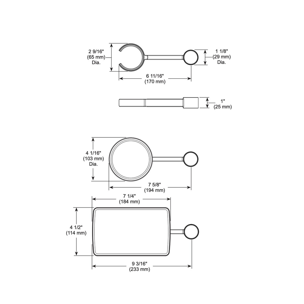 Brizo 695506-BL Allaria Fstf Accessory Kit