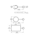 Brizo 695506-GL Kintsu Fstf Accessory Kit