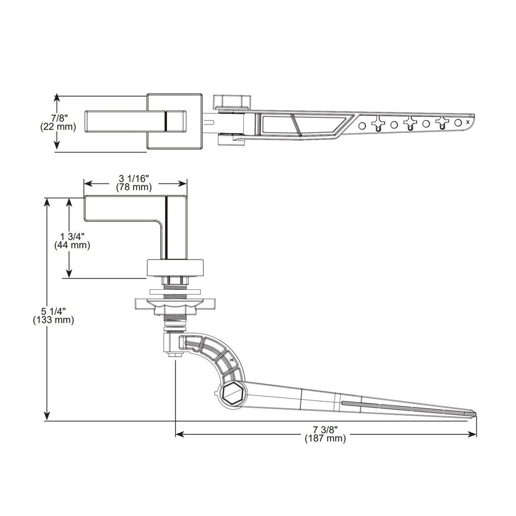 Brizo 696322-NK Universal Tank Lever
