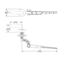 Brizo 696335-PN Litze Universal Tank Lever