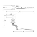 Brizo 696367-BL Allaria Universal Tank Lever