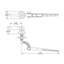 Brizo 696376-PG Invari Universal Tank Lever