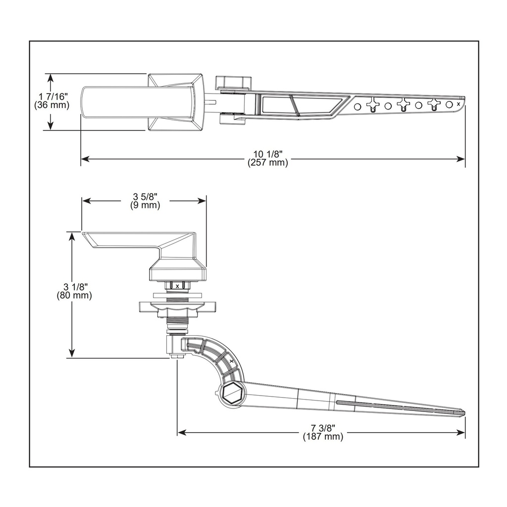 Brizo 696388-NK Vettis Universal Tank Lever