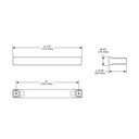 Brizo 699106-GL Kintsu Drawer Pull Luxe Gold