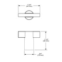 Brizo 699135-PN Litze Drawer Pull