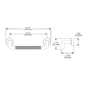 Brizo 699137-NK Litze Drawer Pull