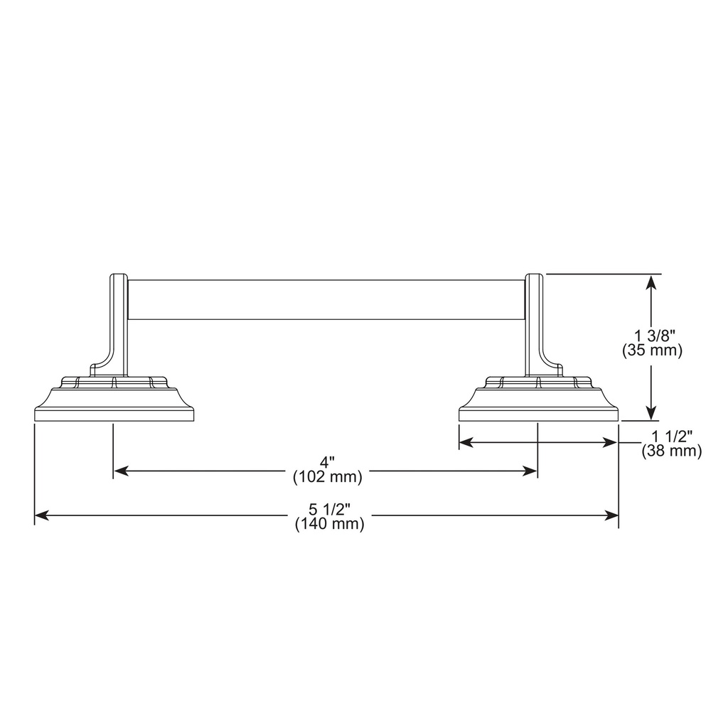 Brizo 699161-GL Rook Drawer Pull