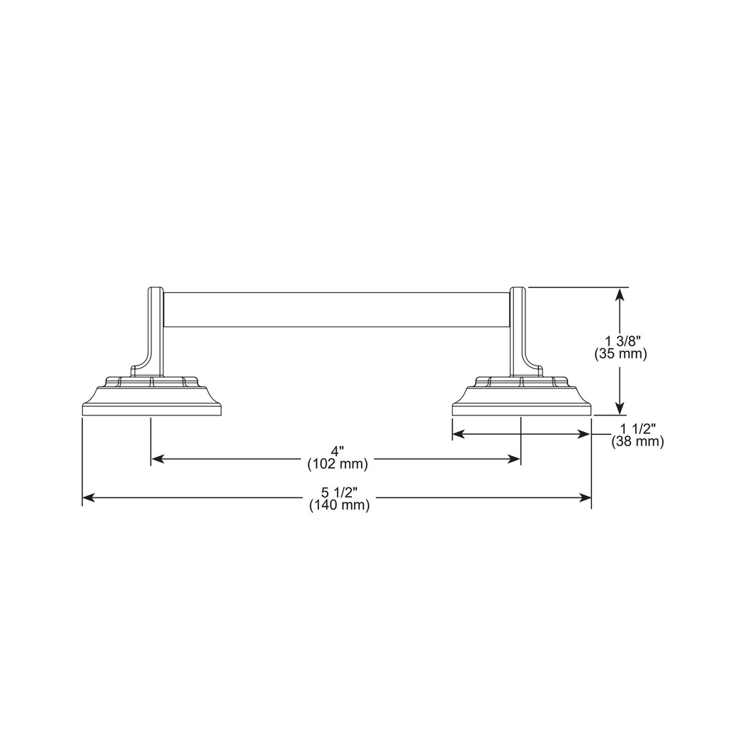 Brizo 699161-NK Rook Drawer Pull