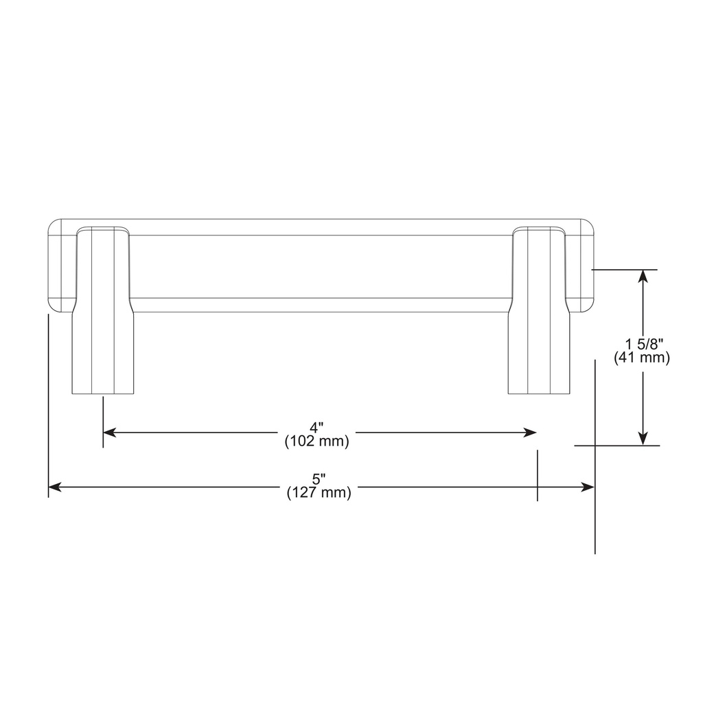 Brizo 699167-PC Allaria Drawer Pull