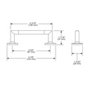 Brizo 699175-BL Contemporary Drawer Pull