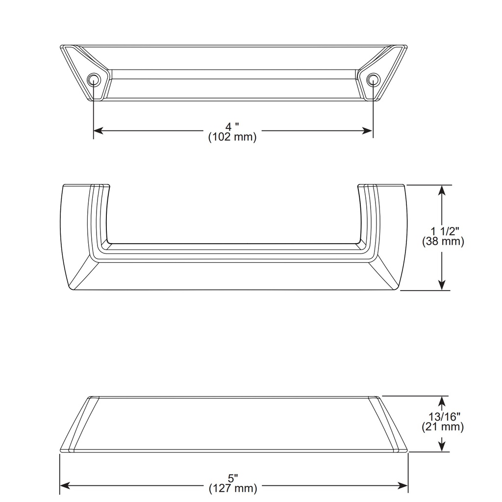 Brizo 699188-NK Vettis Drawer Pull
