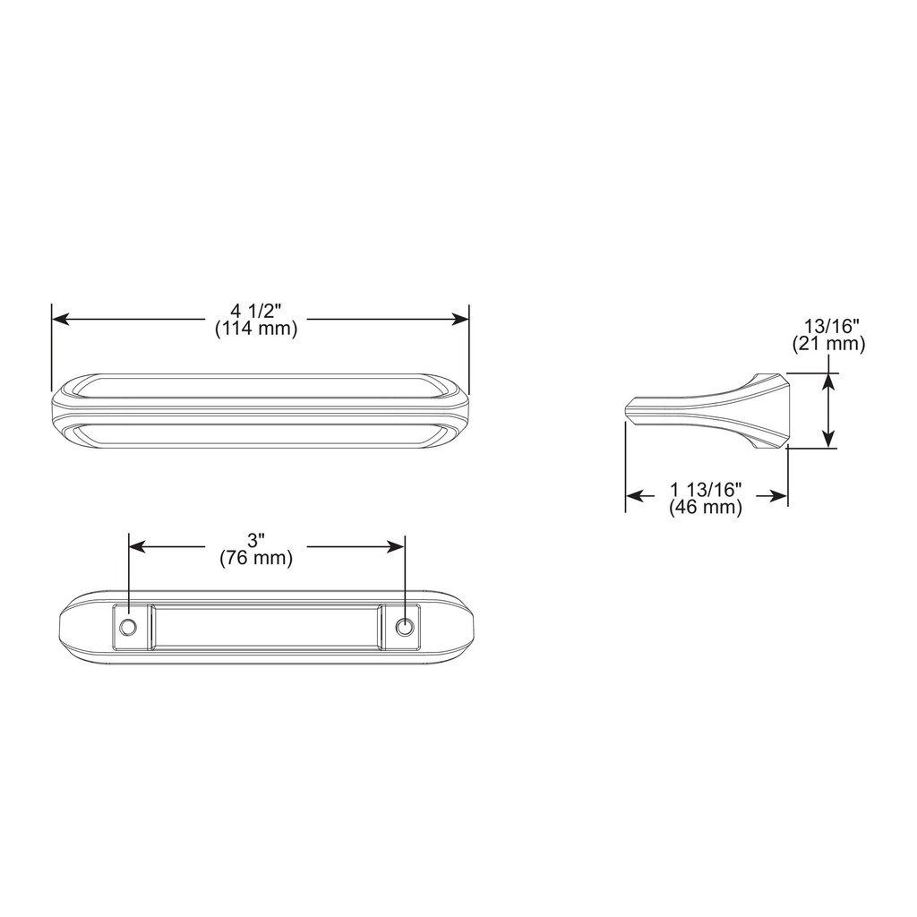Brizo 699198-SL Levoir Drawer Pull
