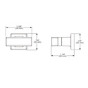Brizo 699222-PN Drawer Knob