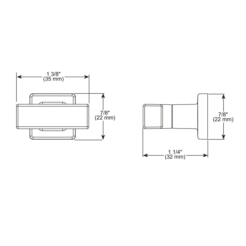 Brizo 699222-SL Drawer Knob